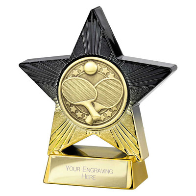 Superstar Table Tennis Award Personalised Engraving