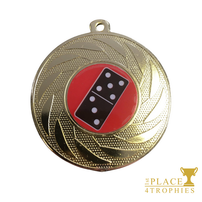 Domino Medal Award Free Personalised Engraving at 1st Place 4 Trophies