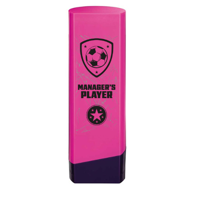 Manager's Player Prime Football Award Pink Heavyweight