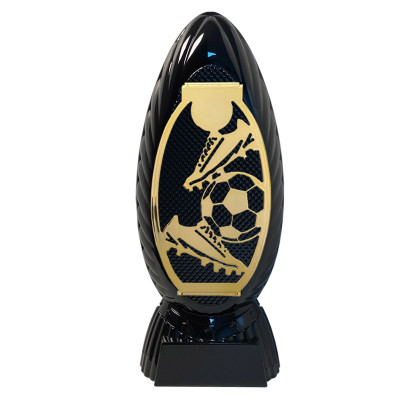  Football Black & Gold Dominator Award Free Personalised Engraving