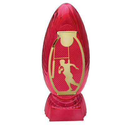 Rugby Red & Gold Dominator Award Personalised Engraving