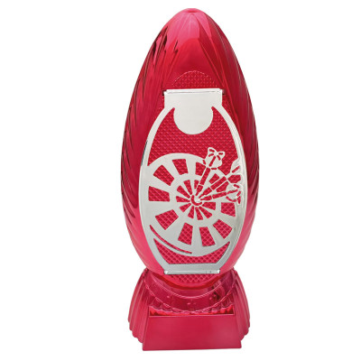 Darts Red & Silver Dominator Award at 1st Place 4 Trophies