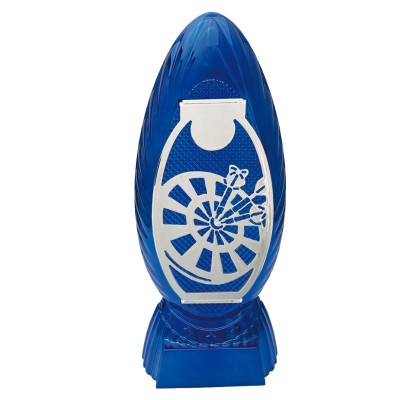 Darts Blue & Silver Dominator Award Free Personalised Engraving