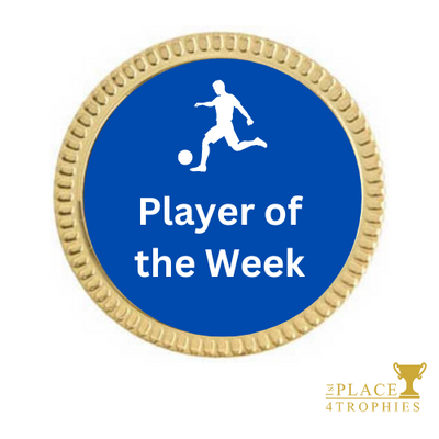 Football Player of the Week Badges Set of 30