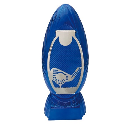 Golf Blue & Silver Dominator Award Free Personalised Engraving
