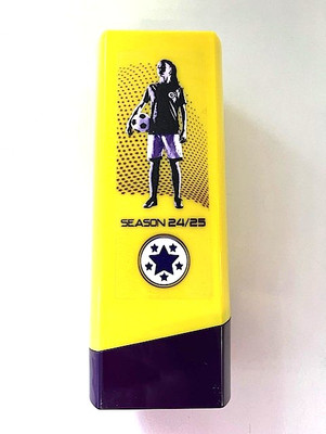 Female Football Prime Yellow 7.5" Award