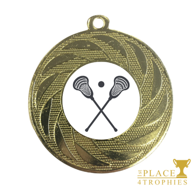 Lacrosse Medal Award Free Personalised Engraving League Competition Prize
