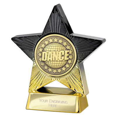 Superstar Dance Award Dancing Star Trophy Free Engraving