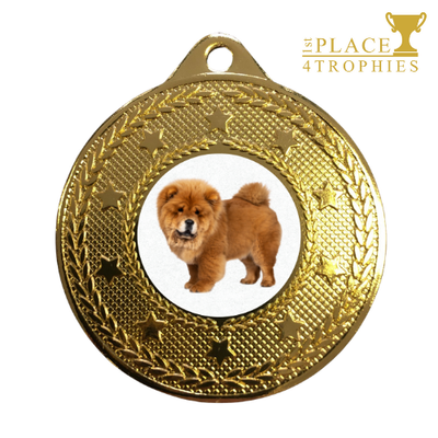 Chow Chow Medal Award Dog Show Pet Show Prize