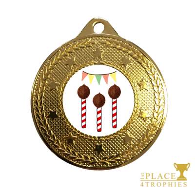 Coconut Shy Medal Award Personalised Engraving School Summer Games Carnival Fayre Classic Game Funfair Fete 