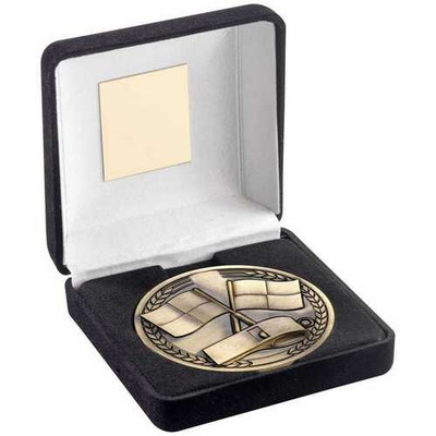 Gold Medallion Referee Award 70mm Boxed Thank You Gift