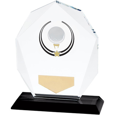 Glacier Golf Glass Award 120mm With Presentation Box
