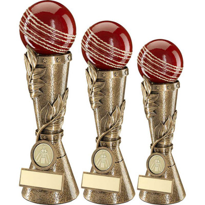 Cricket Ball Trophy Leaf Column County Club Award