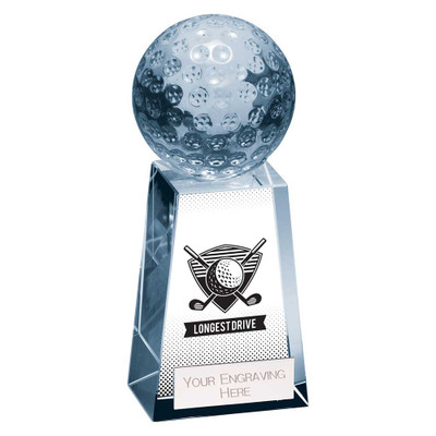 Boxed Golf Award Longest Drive Crystal Voyager