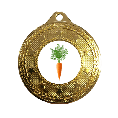 Carrot Medal Award Autumn Vegetable Competition Food Festival Prize