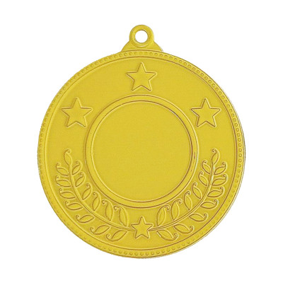 Yellow Medal Custom Logo Sports Club Award Prize Mental Health Awareness