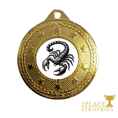 Scorpion Medal Award & Personalised Engraving