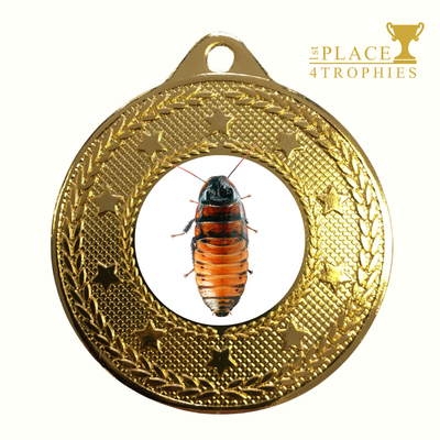  Cockroach Racing Medal Award School Science Nature Bugs Minibeasts