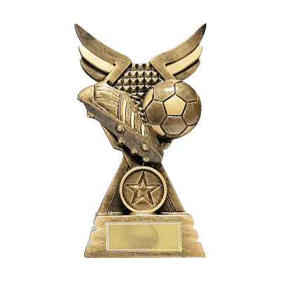 Football Wings Trophy Left Wing Right Wing Players Award at 1st Place 4 Trophies