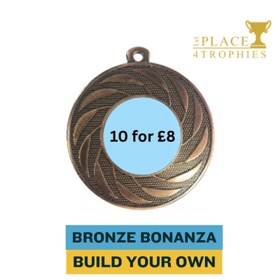 Set of 10 budget medals. Build your own.