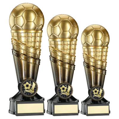 Football Award Gold & Black Net Column in 3 sizes