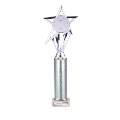 Silver Star Column Trophy Dance Awards