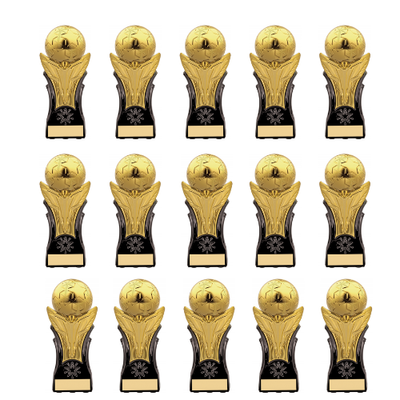 Football Squad Pack of 15 x Victory Strike Awards. Job Lot, Bulk Buy Trophies