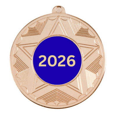 Medal Award with year on