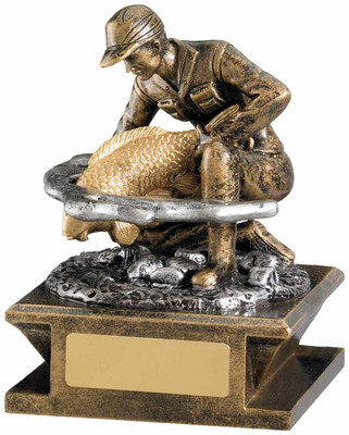 Fisherman Trophy - personalised award from 1st Place 4 Trophies