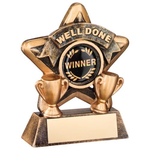 Well Done Award that includes FREE personalised engraving.