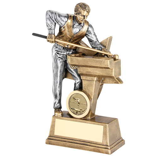 A fitting award for the superstar Pool or Snooker player and with FREE personalised  engraving