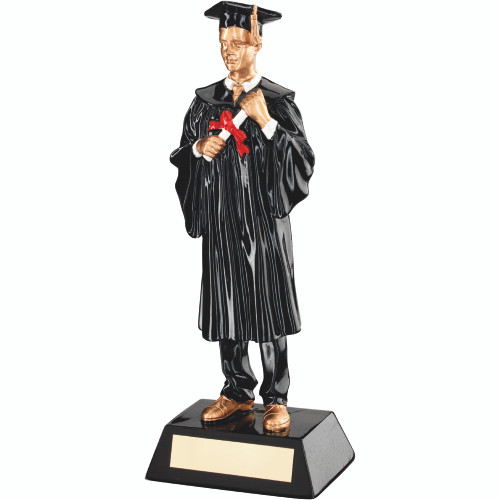 Finished University? This male graduate achievement trophy with FREE personalised engraving is the perfect award.