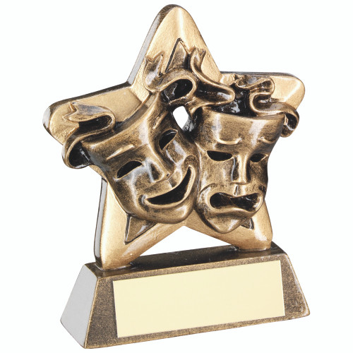 Little Star budget drama masks theatre award available with FREE engraving.
