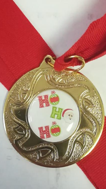 Stunning Ho Ho Ho festive seasonal Medal from 1stPlace4Trophies