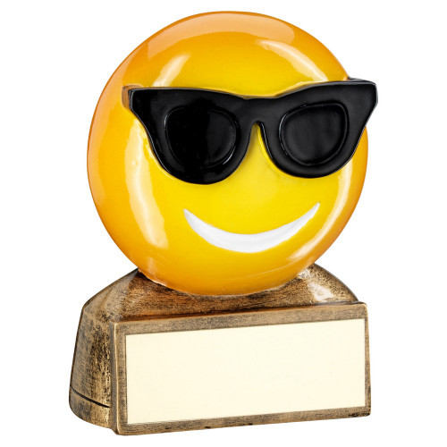 Smiley Face Cool Sunglasses Emoji Award RF955 at 1st Place 4 Trophies