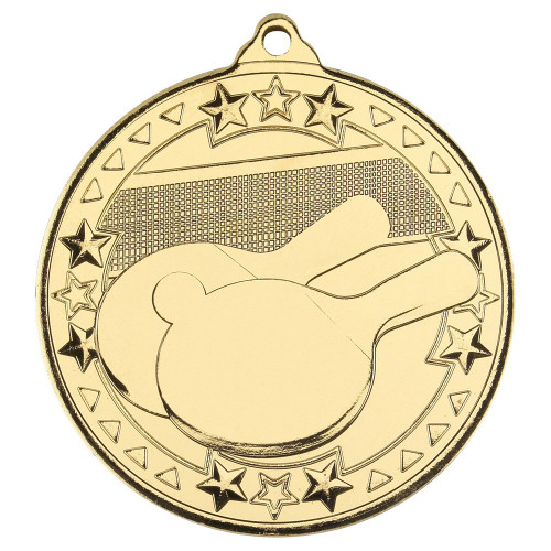 Gold 50mm Table Tennis Medal