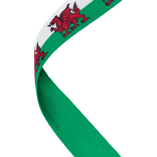 Wales Welsh Dragon Medal Ribbon at 1stPlace4Trophies