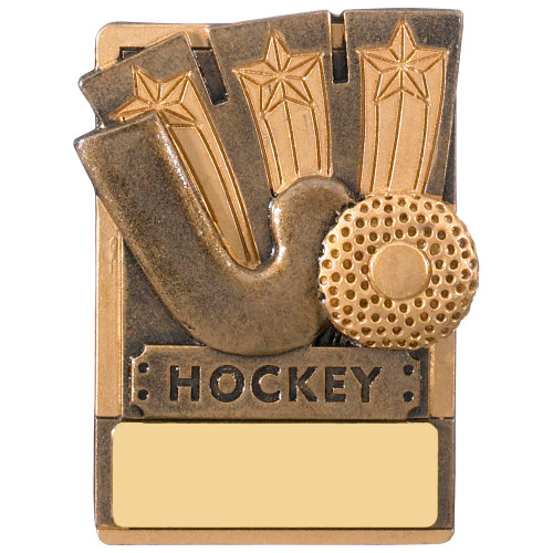 3" Hockey Magnetic Award with FREE engraving