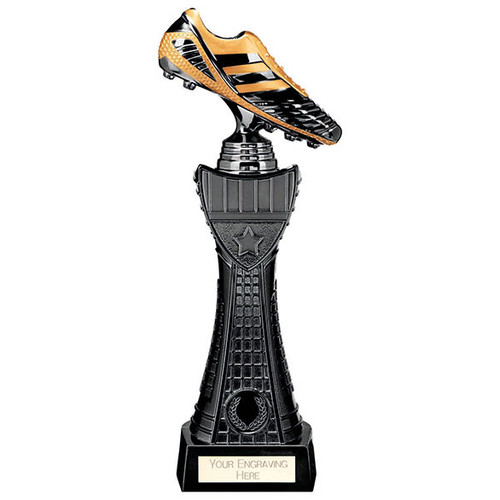 black viper tower football boot football trophy large
