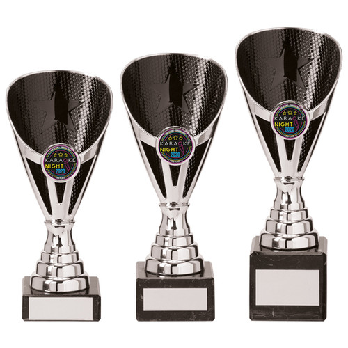 RISING STAR PREMIUM Silver & Black Cup Trophy Series