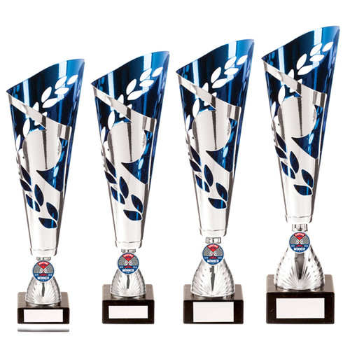 ZEUS Silver & Blue Laser cup Trophy Series