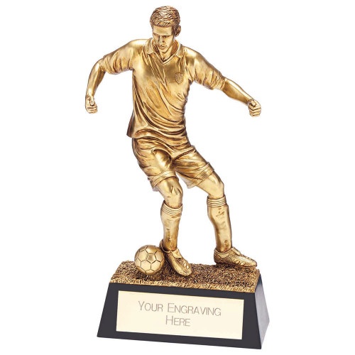 Colossus Gold Football Male Player Figure Trophy