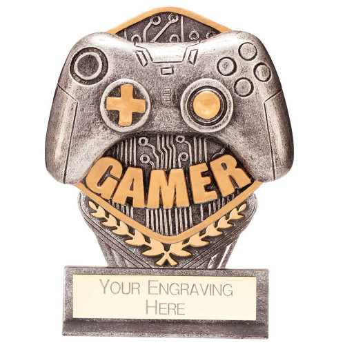 Gaming Trophy Falcon Computer Gamer Award Small