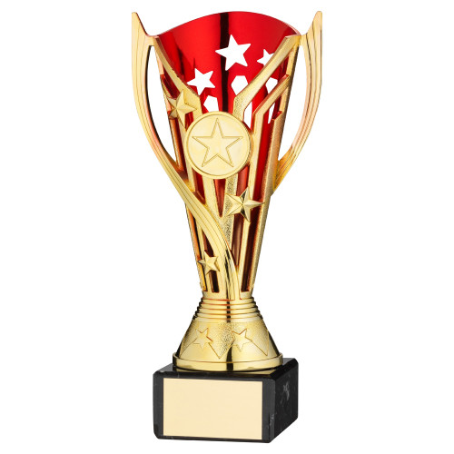 Valentine's Trophy World's Best Lover Gold & Red Award