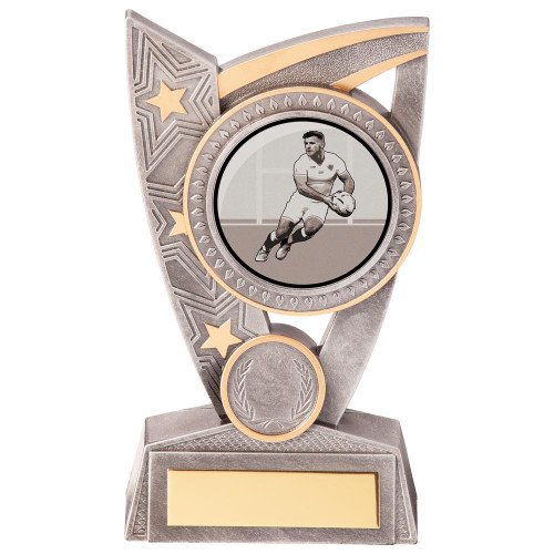 Rugby Club Silver & Gold Triumph Match Games Award With Free Engraving