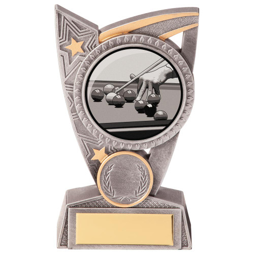 Snooker Club Silver & Gold Triumph Award With Free Engraving & Custom Logo 