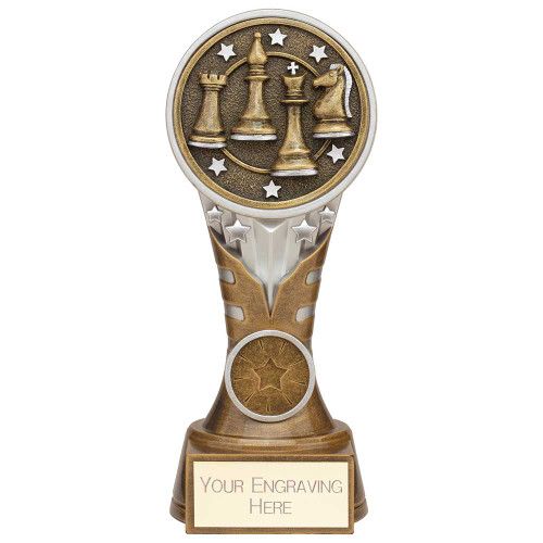 Ikon Chess Gold & Silver Trophy Series Large Award