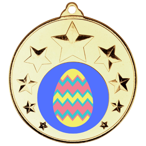 Easter Egg Medal 50mm Best Easter Bonnet Prize