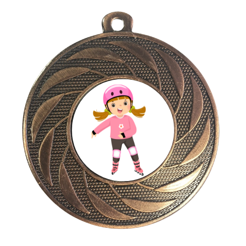 Roller Skating Speed Skating Roller Disco Medal 50mm Competition. 