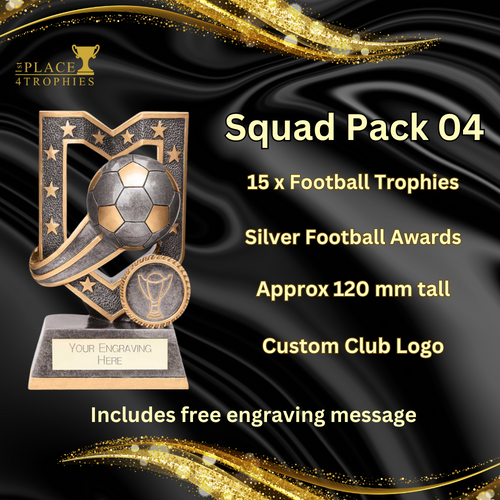 Custom Football Club Squad Pack Set of 15 Awards